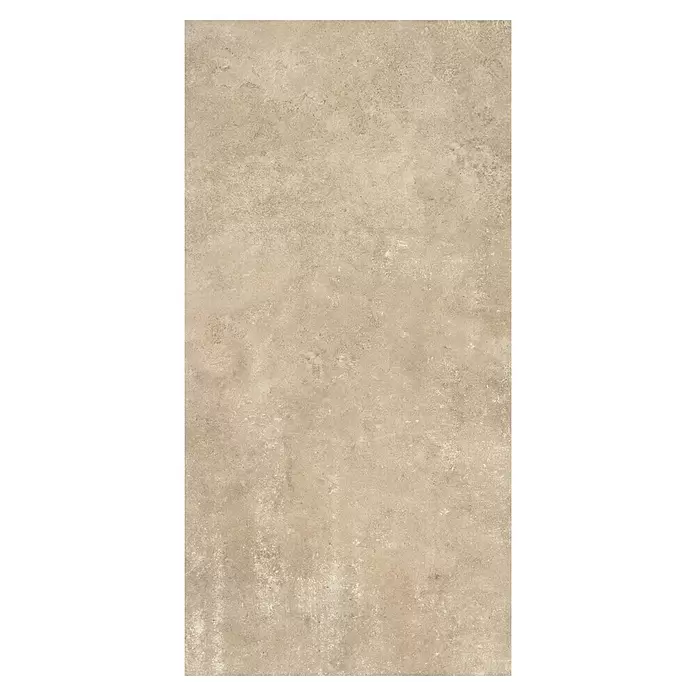 My Home Feinsteinzeugfliese - 60 x 120 cm, Beige, Matt - Beige strukturierte Steinoptik-Fliese für Boden und Wand.