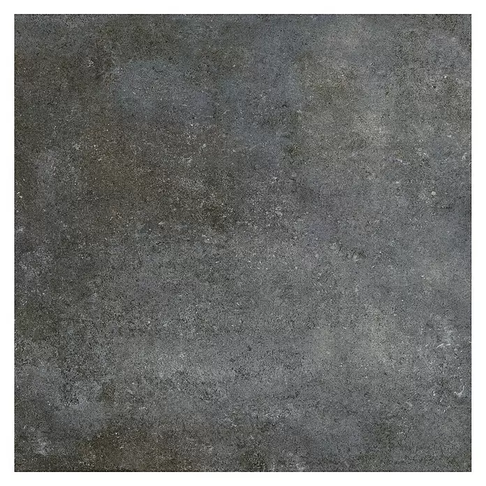 My Home Feinsteinzeugfliese - 60 x 60 cm, Multi, Matt - Dunkelgraue, texturierte Fliese in Steinoptik mit subtilen Farbnuancen.