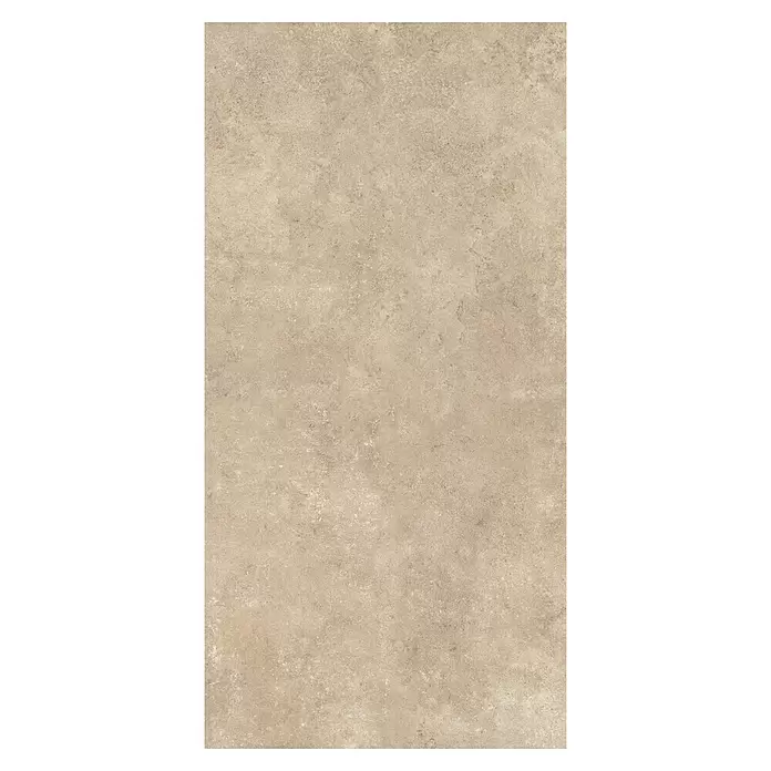 My Home Feinsteinzeugfliese - 60 x 120 cm, Beige, Matt - Texturierte hellbraune Fliese in Steinoptik mit matter Oberfläche.