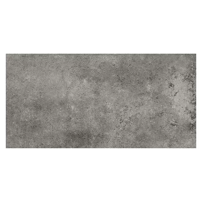 My Home Feinsteinzeugfliese - 30 x 60 cm, Dunkelgrau, Matt - Dunkelgraue, raue Betontextur mit subtilen Farb- und Körnungsnuancen.