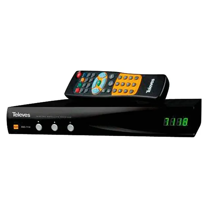 Televés Equipo de antena parabólica 800 Digital con monoblock - An x Al: 75 x 83 cm - Receptor de satélite digital Televes con mando a distancia. El dispositivo perfecto para tu experiencia de cine en casa.