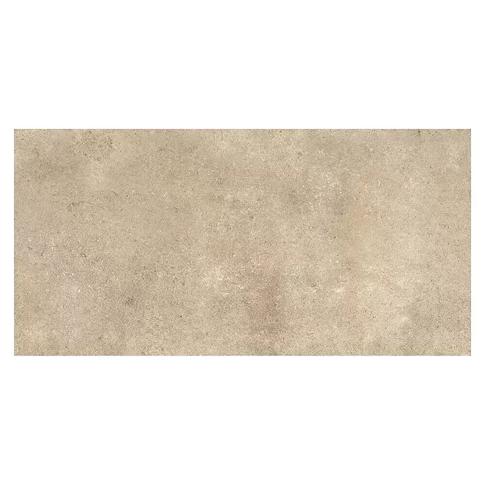 My Home Feinsteinzeugfliese - 30 x 60 cm, Beige, Matt - Hellbeige strukturierte Stein- oder Betonoberfläche, geeignet für Boden- oder Wandverkleidungen.