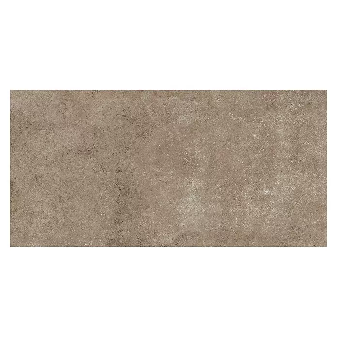 My Home Feinsteinzeugfliese - 30 x 60 cm, Taupe, Matt - Rustikale beigebraune Fliesenoberfläche mit Textur.