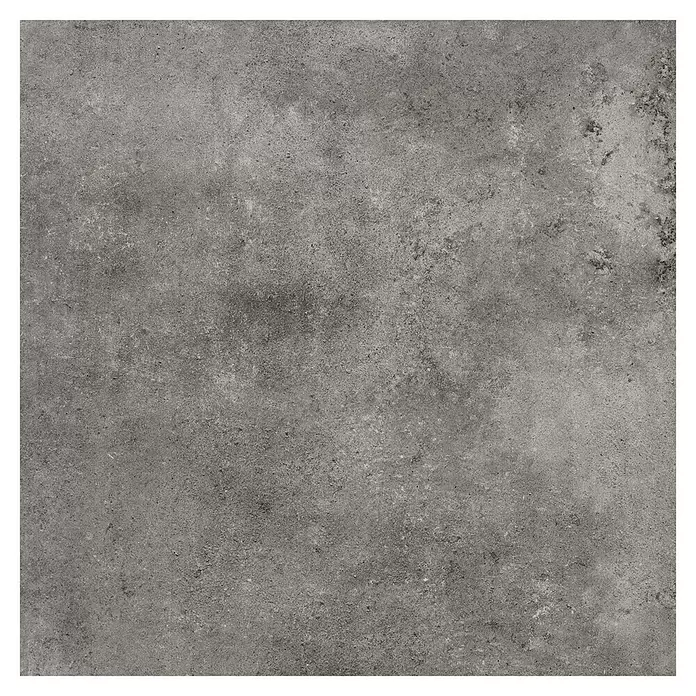 My Home Feinsteinzeugfliese - 60 x 60 cm, Dunkelgrau, Matt - Dunkelgraue Betontextur mit rauer, melierter Oberfläche, ideal für industrielle oder moderne Designanwendungen.