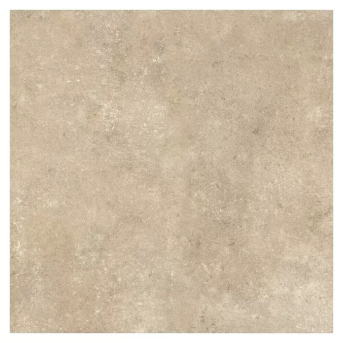 My Home Feinsteinzeugfliese - 60 x 60 cm, Beige, Matt - Beigefarbene, strukturierte Fliese mit Betonoptik, geeignet für Böden oder Wände.