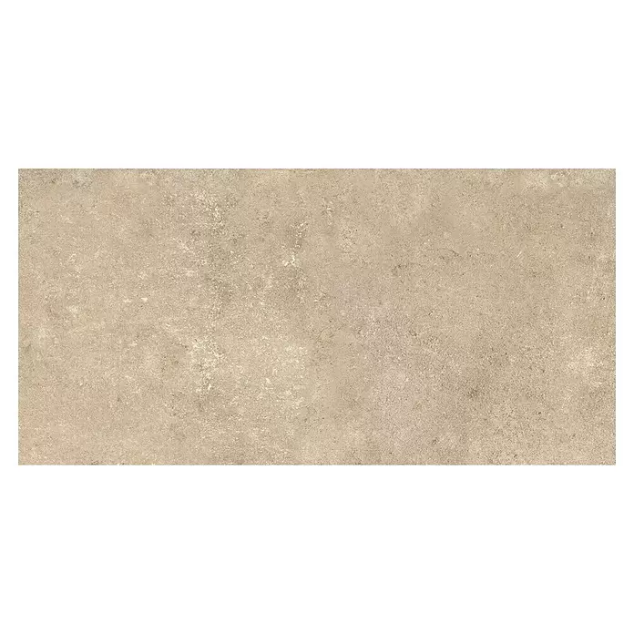 My Home Feinsteinzeugfliese - 30 x 60 cm, Beige, Matt - Strukturierte hellbeige Fliese in Betonoptik für moderne Innen- oder Außenflächen.