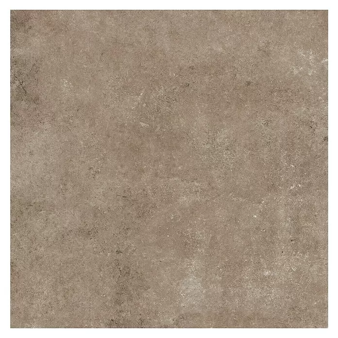 My Home Feinsteinzeugfliese - 60 x 60 cm, Taupe, Matt - Strukturierte braun-graue Fliese für Böden oder Wände.