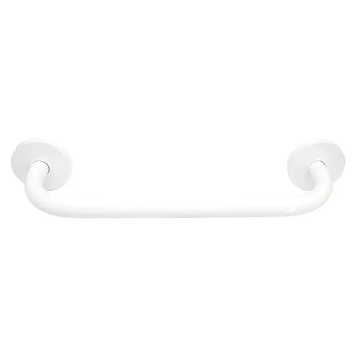CM Baños Dispositivo de ayuda para incorporarse MNV16BL - Acero - Barra de apoyo blanca para mayor seguridad en el baño. Un accesorio práctico para más autonomía y accesibilidad.