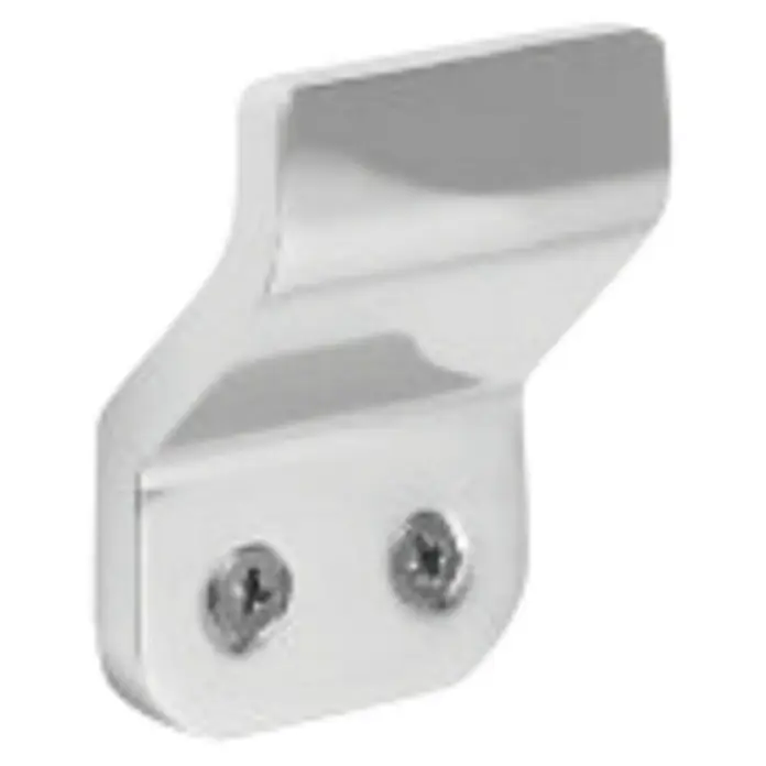 Tatay Flat Colgador - Número de ganchos: 1 ud. - Un colgador cromado brillante para montaje en pared, asegurado con dos tornillos, ideal para baño o recibidor.
