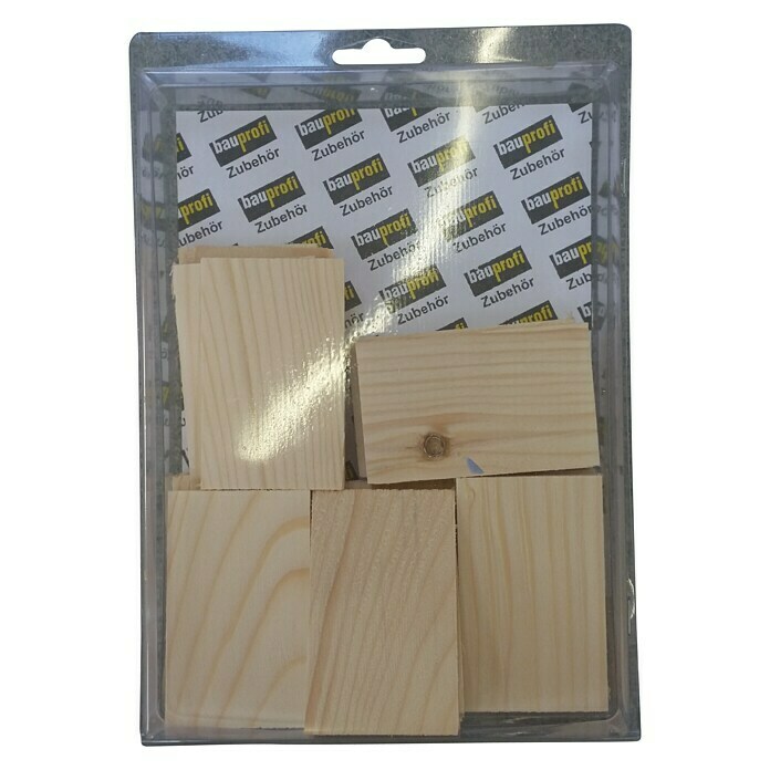 Cuñas de madera con 100 piezas