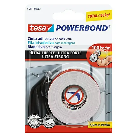 Tesa  Cinta de doble cara Powerbond Ultra Fuerte