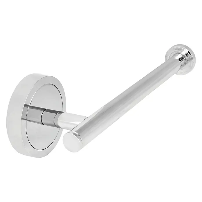 Bath Stage B-Right Portarrollos de reserva - Cromo, Brillante - Elegante portarrollos de papel higiénico cromado, perfecto para baños modernos. Accesorio de baño elegante y práctico para cualquier hogar.