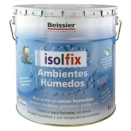 Beissier  Pintura de color aislante Isolfix Ambientes húmedos