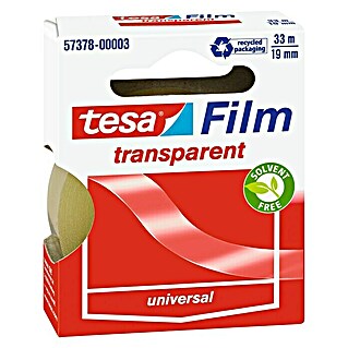 Tesa Film adhesivo Film transparent (33 m x 19 mm)