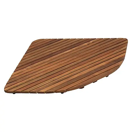 Tarima de baño Teca angular
