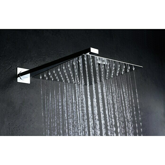 Imex Rociador de ducha Cádiz 30 cm (Cromo, Cuadrado)