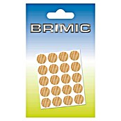 Micel Brimic Tapón embellecedor Roble claro (Diámetro: 13 mm, Adhesivo, 20 uds.)