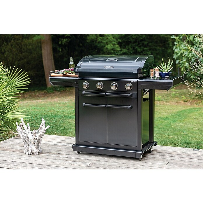 Campingaz Barbacoa de gas Onyx Premium (Superficie de la parrilla (An x Pr): 61 x 46 cm, 3,4 kW, Número de quemadores: 4) | BAUHAUS