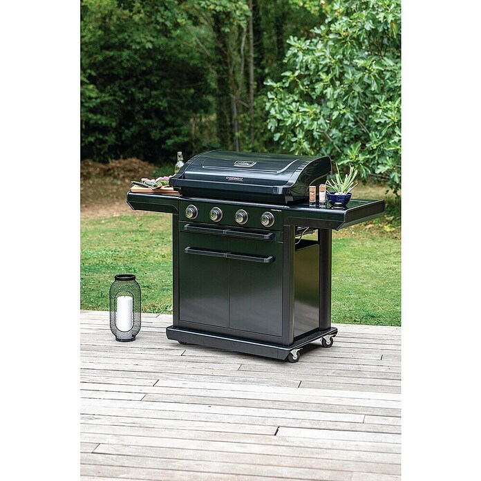 Campingaz Barbacoa de gas Onyx Premium (Superficie de la parrilla (An x Pr): 61 x 46 cm, 3,4 kW, Número de quemadores: 4) | BAUHAUS