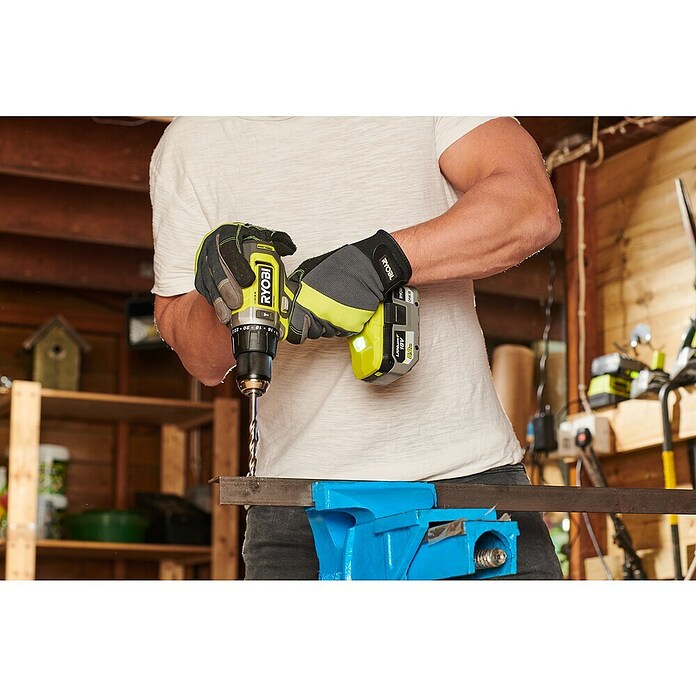 Ryobi ONE+ Maschinen-Set Combo Kit R18CK4G-252S (18 V, 2 Akkus, 2 Ah - 5 Ah, 8 -tlg.) | BAUHAUS