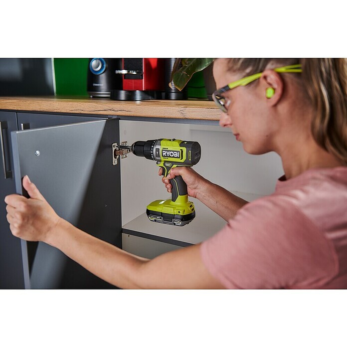 Ryobi ONE+ Maschinen-Set Combo Kit R18CK4G-252S (18 V, 2 Akkus, 2 Ah - 5 Ah, 8 -tlg.) | BAUHAUS