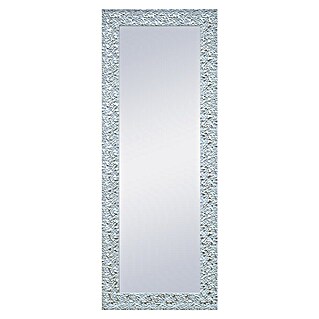 Espejo de pared Fantasía (56 x 136 cm, Blanco/Plateado)