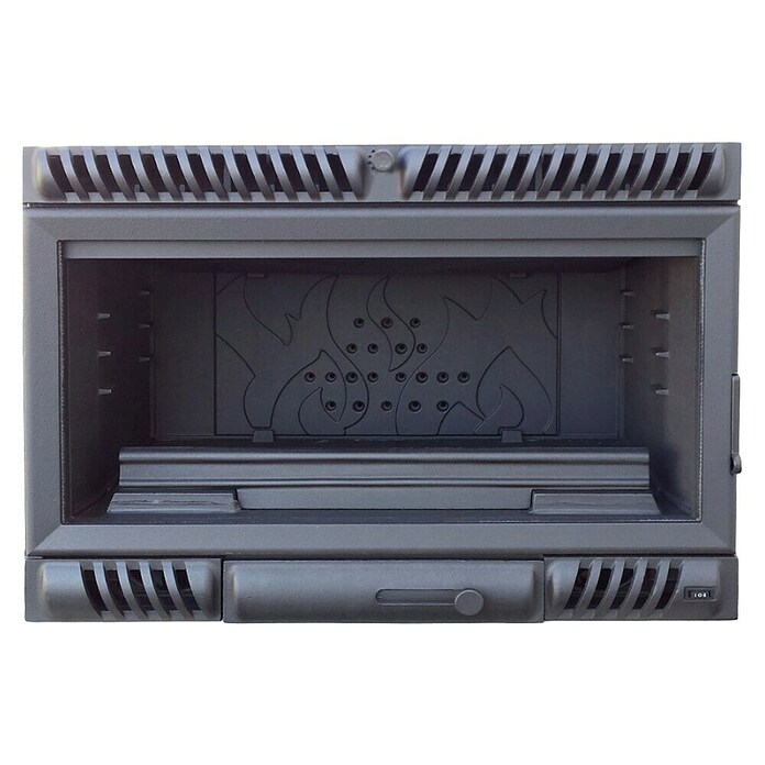 Insert de leña 800A (12 kW, Negro) | BAUHAUS
