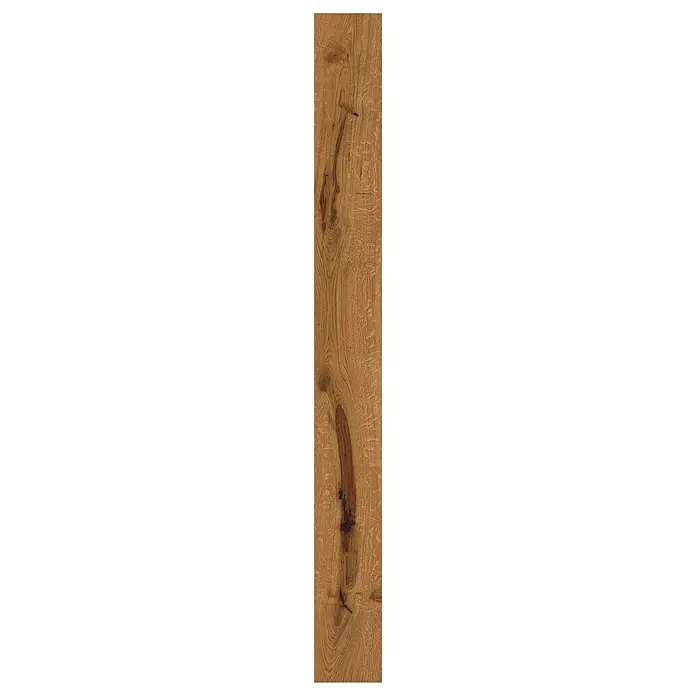 Parkett - Eiche Antik Laax, Landhausdiele, 1.900 x 190 x 15 mm - Einzelne hölzerne Parkettplatte mit Maserung und Astlöchern, ideal für Bodenbeläge und Innendesign.