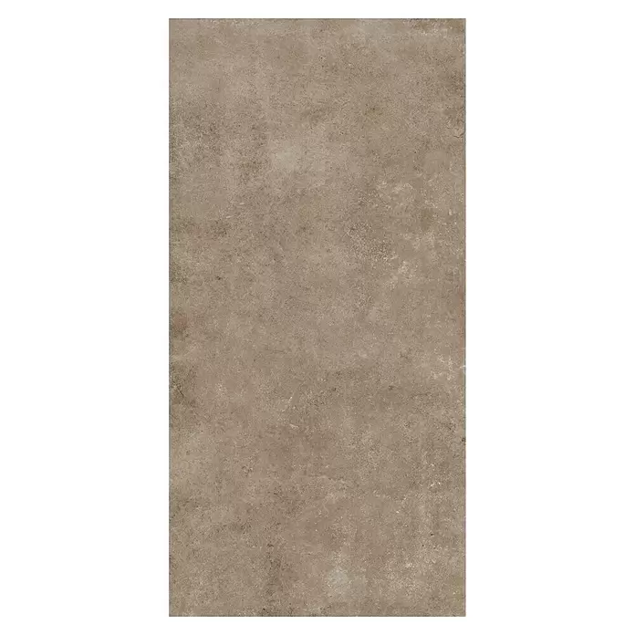 My Home Feinsteinzeugfliese - 60 x 120 cm, Taupe, Matt - Rechteckige braun-beige Fliese in Betonoptik mit strukturierter Oberfläche.