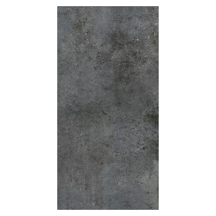 My Home Feinsteinzeugfliese - 60 x 120 cm, Multi, Matt - Dunkelgraue, raue Oberfläche in Steinoptik mit subtilen Variationen.