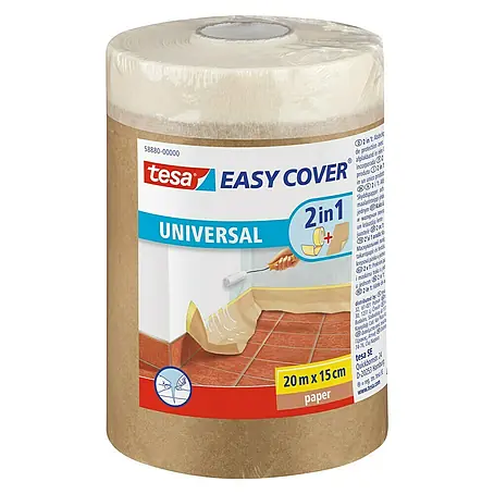 Tesa Easy Cover Papel protector de pintor Universal