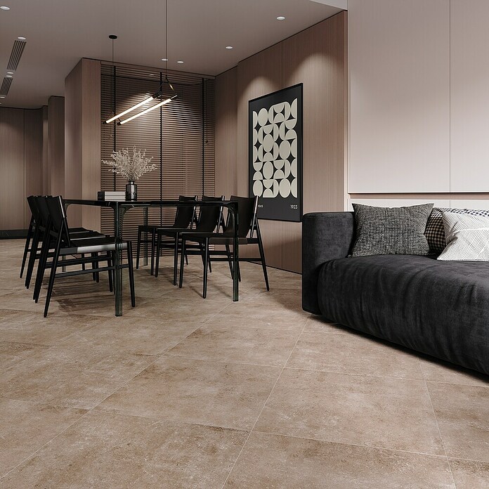 My Home Feinsteinzeugfliese (60 x 60 cm, Taupe, Matt) | BAUHAUS