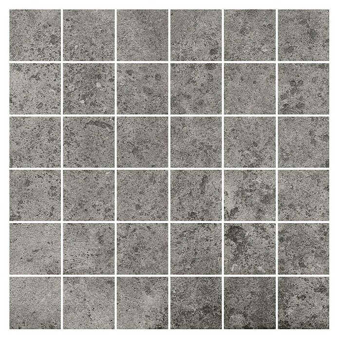 My Home Mosaikfliese (30 x 30 cm, Dunkelgrau, Matt) | BAUHAUS