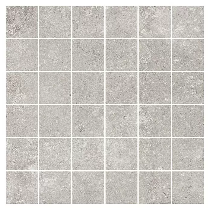 My Home Mosaikfliese - 30 x 30 cm, Grau, Matt - Graue Mosaikfliesen.