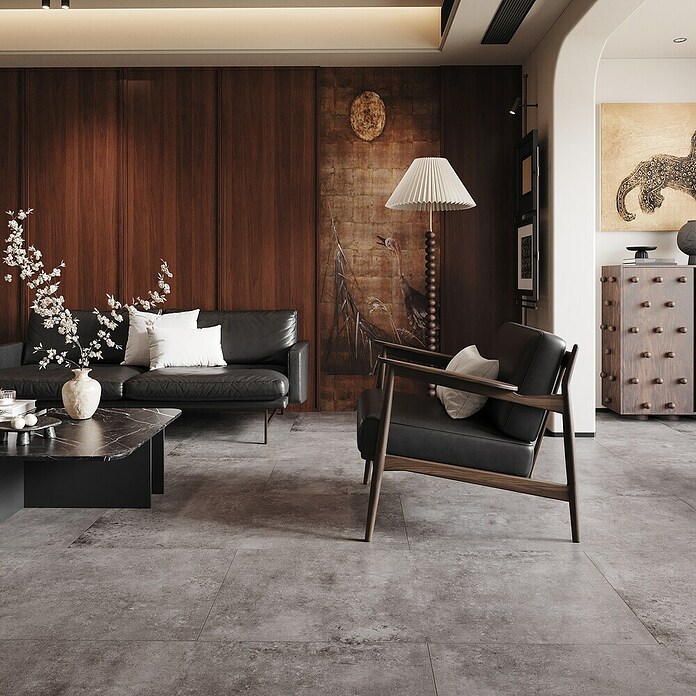 My Home Feinsteinzeugfliese (30 x 60 cm, Dunkelgrau, Matt) | BAUHAUS