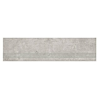 My Home Stufen- & Abdeckplatte (120 x 30 cm, Grau, Glasiert)