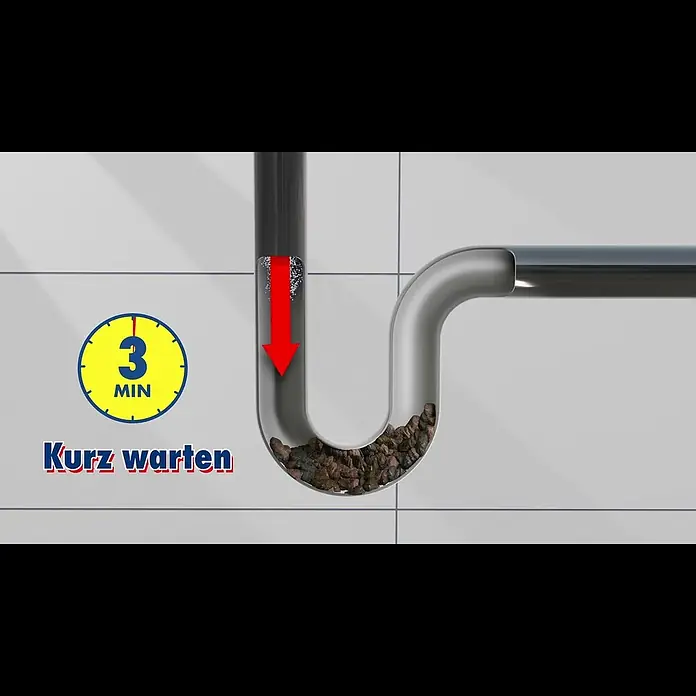 Rorax Rohrreiniger Rohrfrei Power-Granulat - 600 g, Flasche - Rohr verstopft? Schnell gelst in 3 Minuten mit rorax!