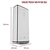 Ariston Bojler Velis Tech WiFi  (50 l, 1,5 kW) | BAUHAUS