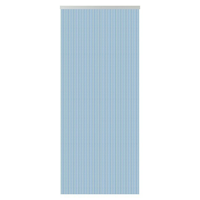 Mártir visión romano Cortina para puerta Brescia (Azul/Beige/Blanco, 90 x 210 cm) | BAUHAUS