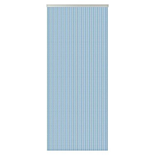 Cortina para puerta Brescia (Azul/Beige/Blanco, 90 x 210 cm)