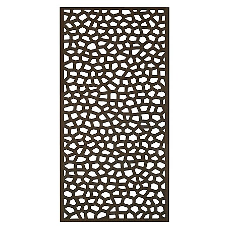 Celosía Mosaic (An x Al: 1 x 2 m, Marrón)
