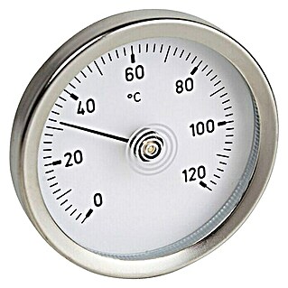 Kontaktni termometar (Promjer: 63 mm, Temperaturni raspon: Od 0 °C do +120 °C)