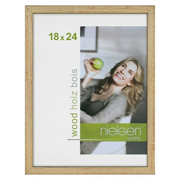 Nielsen Holzwechselrahmen Zoom (Gold, 18 x 24 cm, Holz)