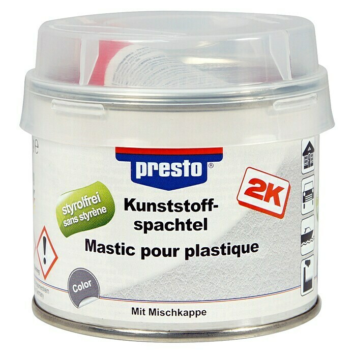 KMK - Spachtelmasse für Kunststoff, Kunststoffspachtel