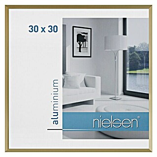 Nielsen Alurahmen Pixel (30 x 30 cm, Gold)
