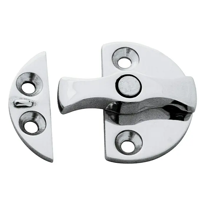 Marinetech Vorreiber - Durchmesser: 45 mm, Edelstahl, A4 - Hochwertiger Marine-Drehverschluss aus Edelstahl, ideal für Boot und Yacht. Robuste Konstruktion und einfache Montage.
