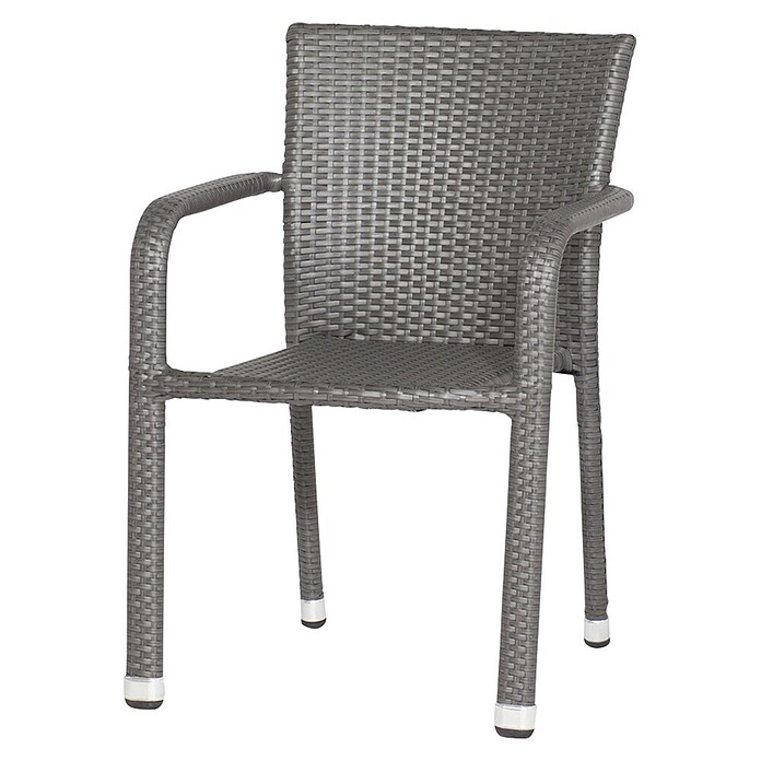 Siena Garden Stapelstuhl (Titan, Polyrattan, Breite: 56 cm)