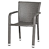 Siena Garden Stapelstuhl (Titan, Polyrattan, Breite: 56 cm)