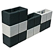 Gartenmauer Ambienta (40 x 20 x 20 cm, Anthrazit, Beton)