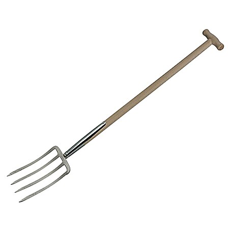 Spatengabel (Arbeitsbreite: 17 cm, Anzahl Zinken: 4, T-Stiel)